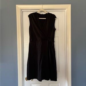 Lands' End Fit & Flare Black Dress